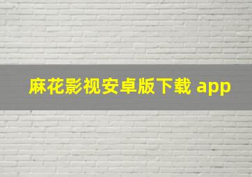 麻花影视安卓版下载 app